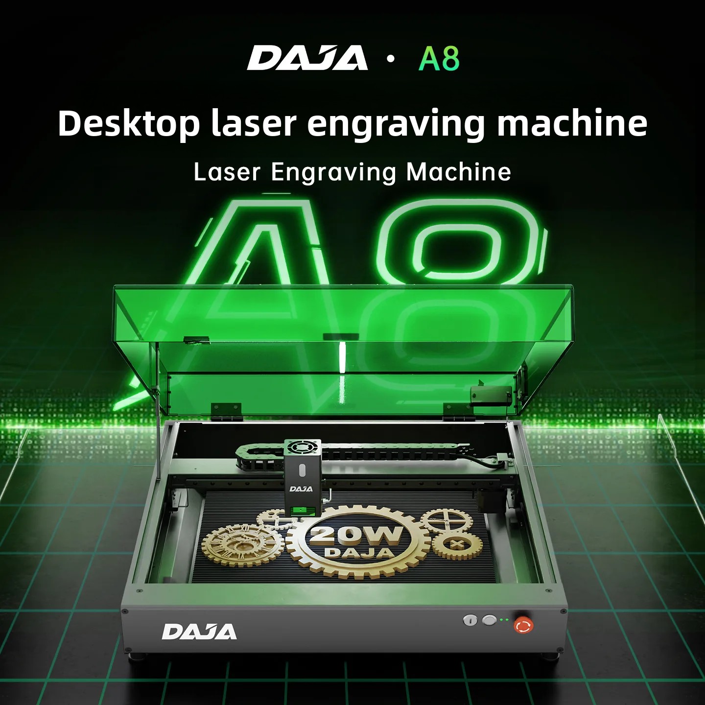 Laser Marking Machine - DAJAA8 Laser Engraving Machine Small Desktop