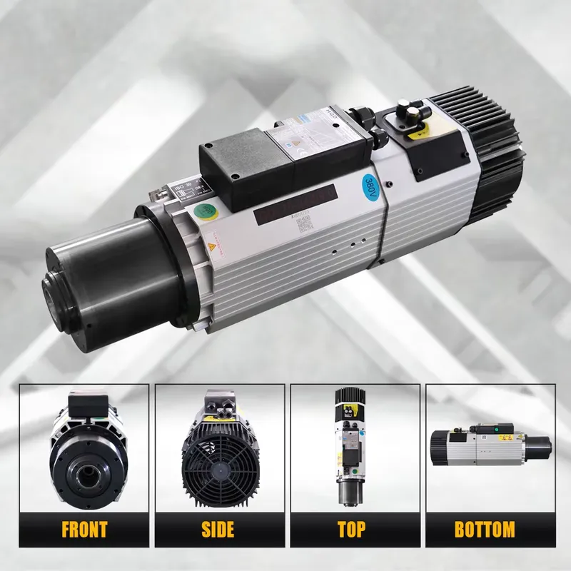 AP01 9KW ISO30 Air Cooled ATC  - Cnc Spindle Motor recension och pris